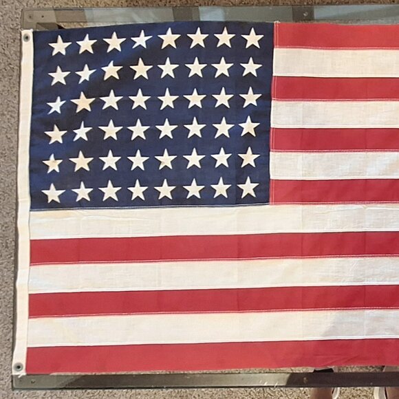 USA FLAG 48 STARS - Picture 1 of 8